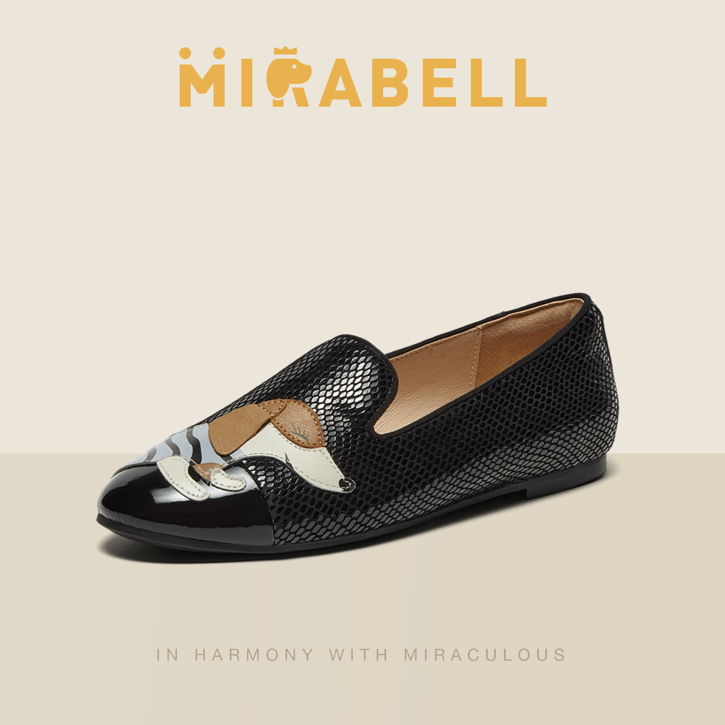 Mirabell2026春季新款女鞋商场同款萌趣乐福鞋女休闲单鞋HAV50EAX,女鞋,乐福鞋（豆豆鞋）,淘宝优惠券,粉丝福利购,淘宝优惠卷