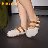 小团子Mirabell 一脚蹬勃肯穆勒拖女凉鞋 美丽宝2025夏季 新款