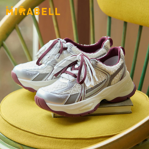 Mirabell/美丽宝2025秋季商场同款女舒适老爹鞋运动鞋Q2Q06CM5