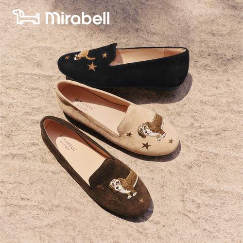 小汪星商场同款Mirabell2026秋新款乐福休闲单鞋女软底豆豆鞋HAV