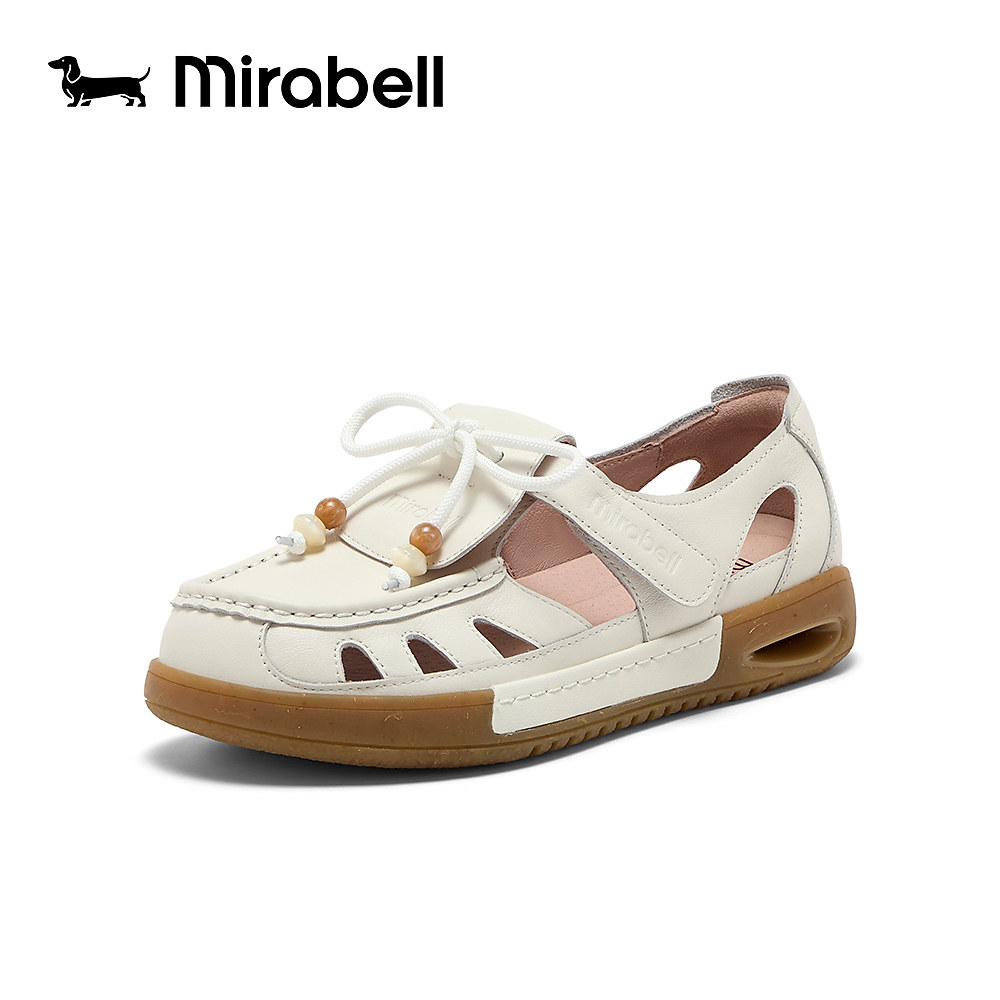 喜乐蒂MIRABELL2026夏新款女鞋透气平底休闲鞋包头罗马凉鞋B8K22