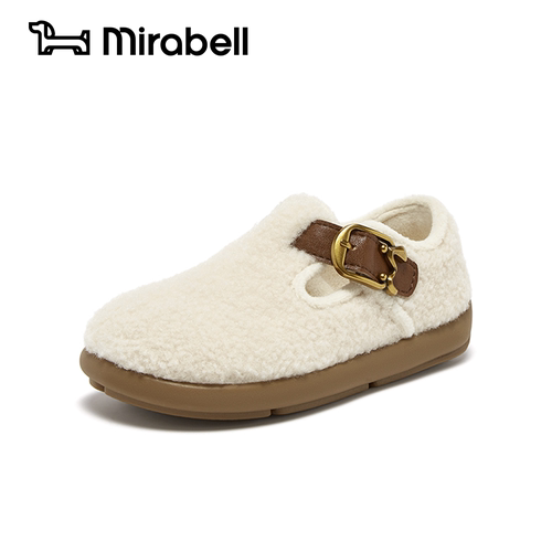 Mirabell/美丽宝春秋季商场同款毛绒勃肯鞋女儿童皮鞋T1B02CM5