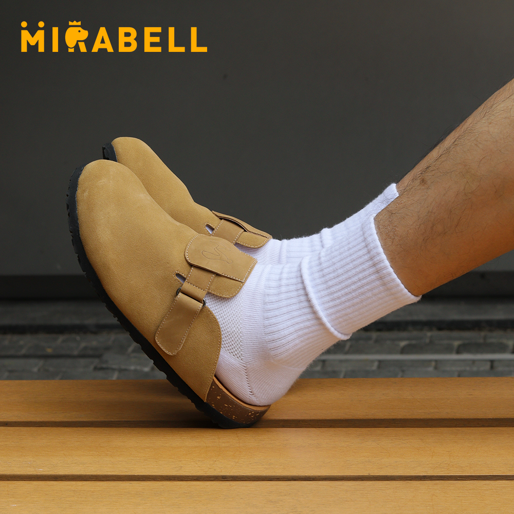 栗子拿铁Mirabell2025秋季新款勃肯鞋男女同款休闲凉拖鞋B7L06CH5