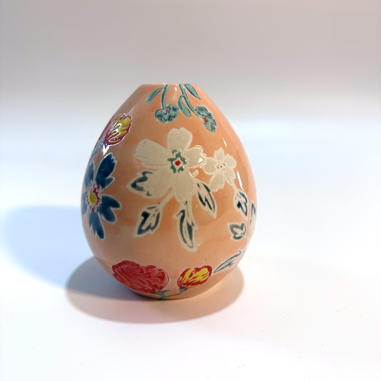 外贸陶瓷小花瓶可爱创意鲜花插花小众高级感客厅餐桌桌面精致迷你,家居饰品,花瓶,淘宝优惠券,粉丝福利购,淘宝优惠卷