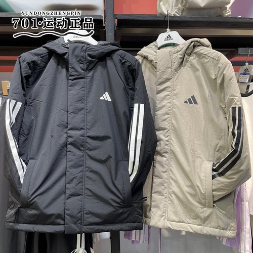 阿迪达斯男女运动休闲保暖棉衣