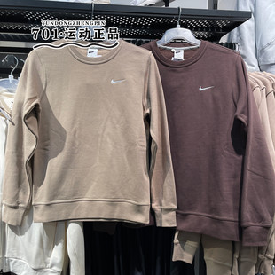 247 237 323 加绒保暖刺绣小标休闲套头卫衣623459 耐克男子冬季