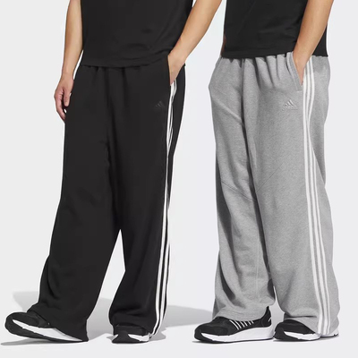 阿迪达斯男子三条杠针织运动长裤