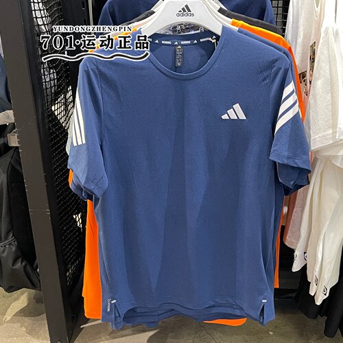 adidas男速干短袖运动T恤