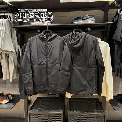 耐克拉链男子常规保暖运动棉衣