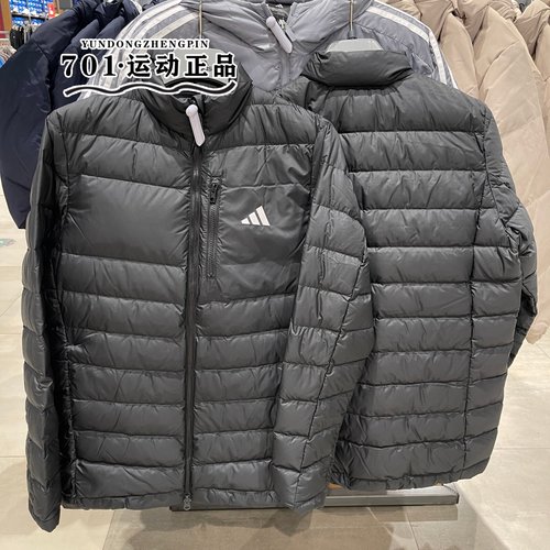 阿迪达斯男子简约轻薄羽绒服外套