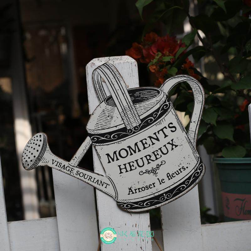 复古铁艺洒水壶花园杂货挂板挂件气氛意境上墙水桶园艺杂货庭院,家居饰品,户外/庭院摆件,淘宝优惠券,粉丝福利购,淘宝优惠卷