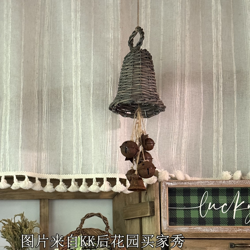 柳编铃铛外贸尾货会存在瑕疵和断裂情况 售完无补 现货只有30左右
