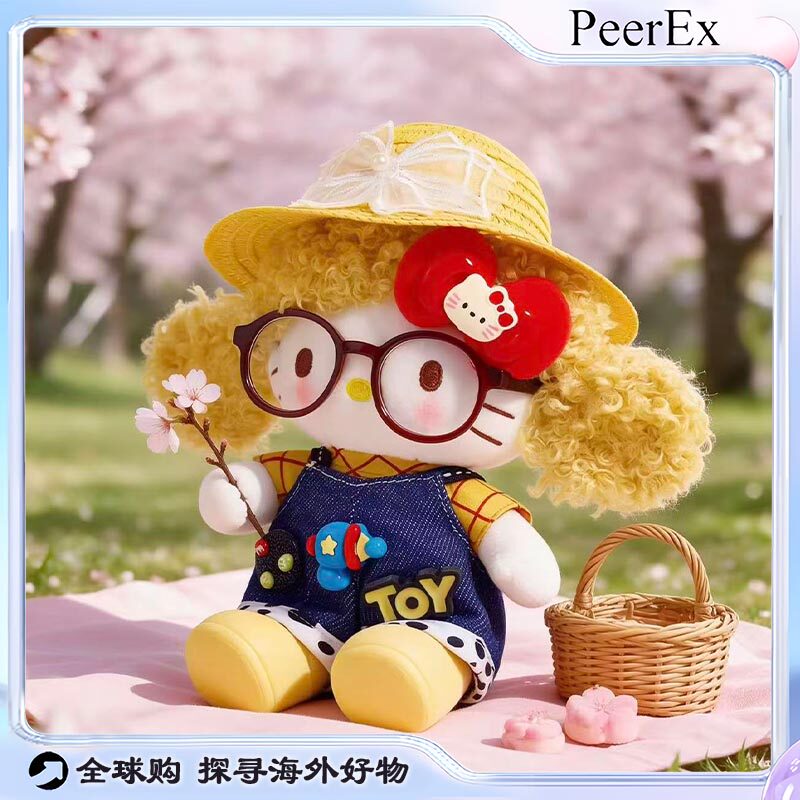 日本PeerEx马戏黄色kt猫包包挂件卡通玩具玩偶挂饰装饰品可爱