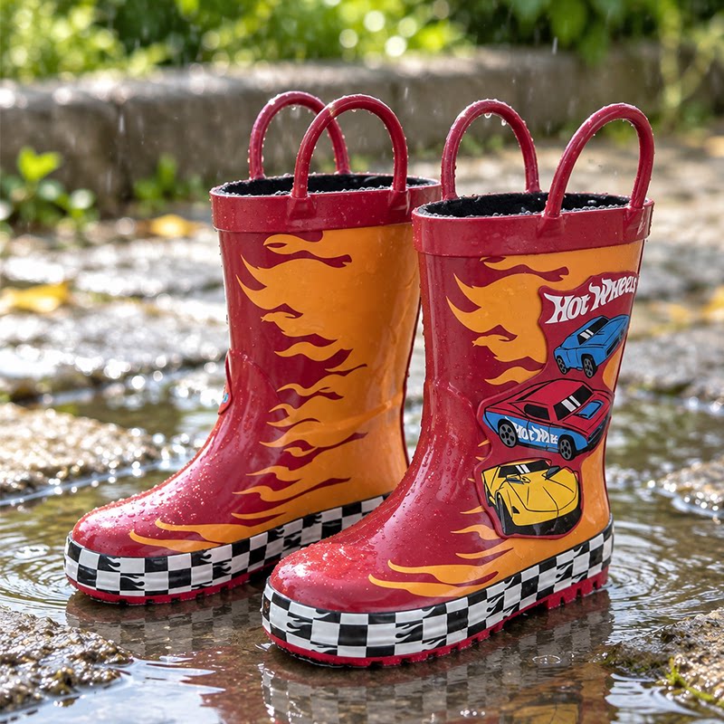 儿童雨鞋橡胶雨靴防水防滑
