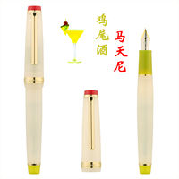 Hand-polished Jinhao 82 New Limited Edition chicken-tail calligraphy Practice Gift Special Fine EF ink pen thumbnail 2