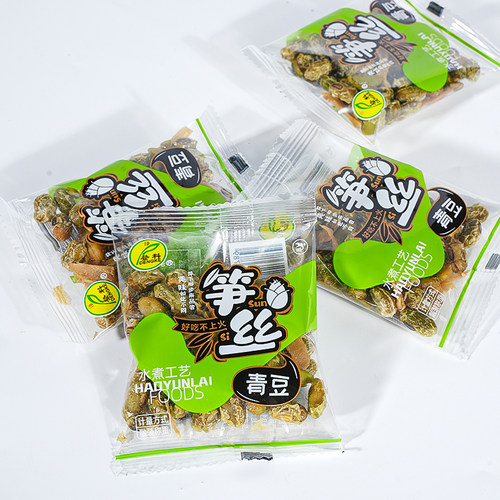 登科正品独立小包装零食青豆笋丝