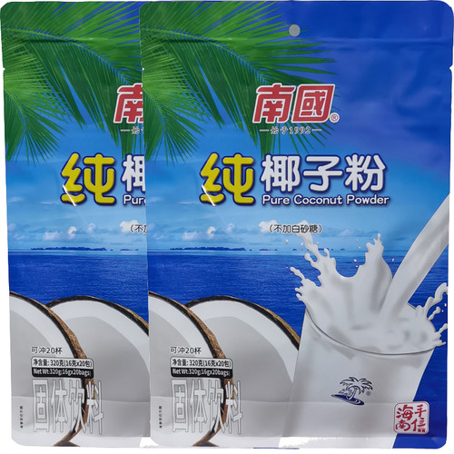 海南特产无蔗糖添加南国纯椰子粉