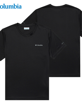 哥伦比亚短袖速干T恤男装户外宽松透气运动服OMNI-WICK休闲半袖