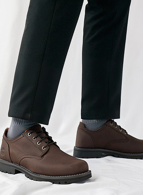 Timberland添柏岚官方男鞋低帮秋冬新款户外商务防水舒适|A699P