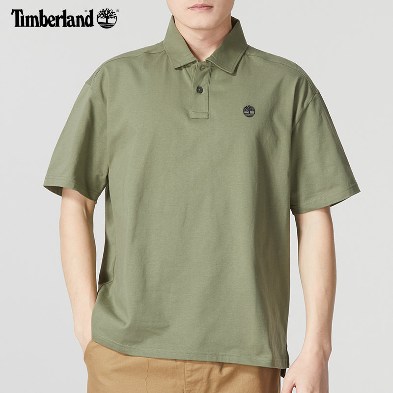 Timberland添柏岚官方男装短袖POLO衫夏季新款休闲商务宽松|A27AF图片
