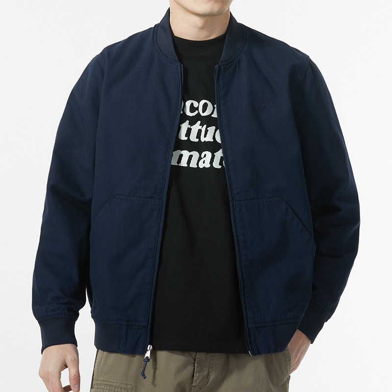 Timberland添柏岚飞行夹克男春季新款户外运动登山服防风衣外套