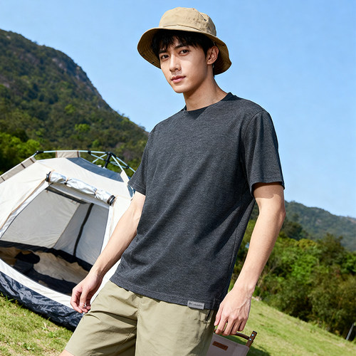 Columbia哥伦比亚防晒T恤26春夏新款男吸湿运动服速干短袖AE1322