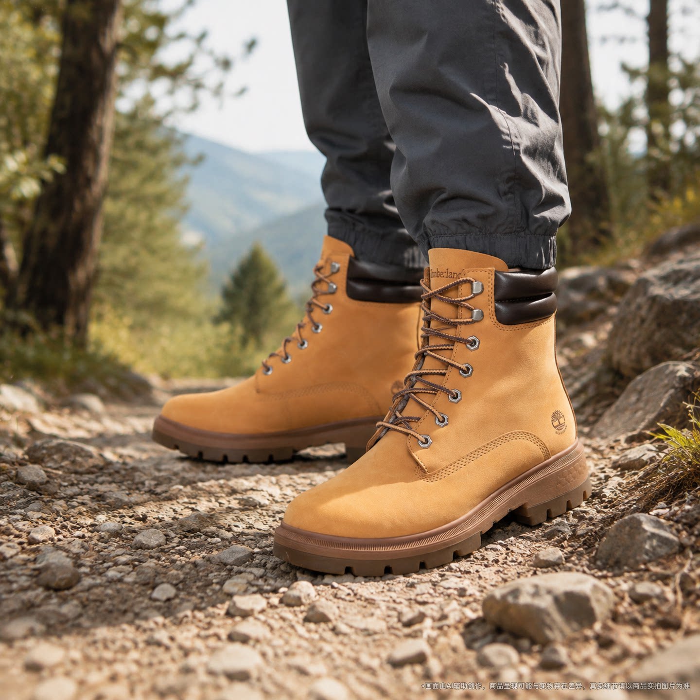 Timberland添柏岚高帮马丁靴女鞋户外徒步登山靴女款踢不烂大黄靴图片
