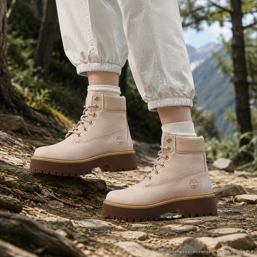 Timberland添柏岚官方踢不烂马丁靴女鞋四季款户外登山徒步运动鞋
