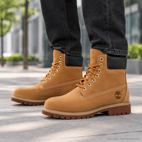 Timberland添柏岚男鞋马丁靴户外登山徒步高帮靴男士踢不烂大黄靴