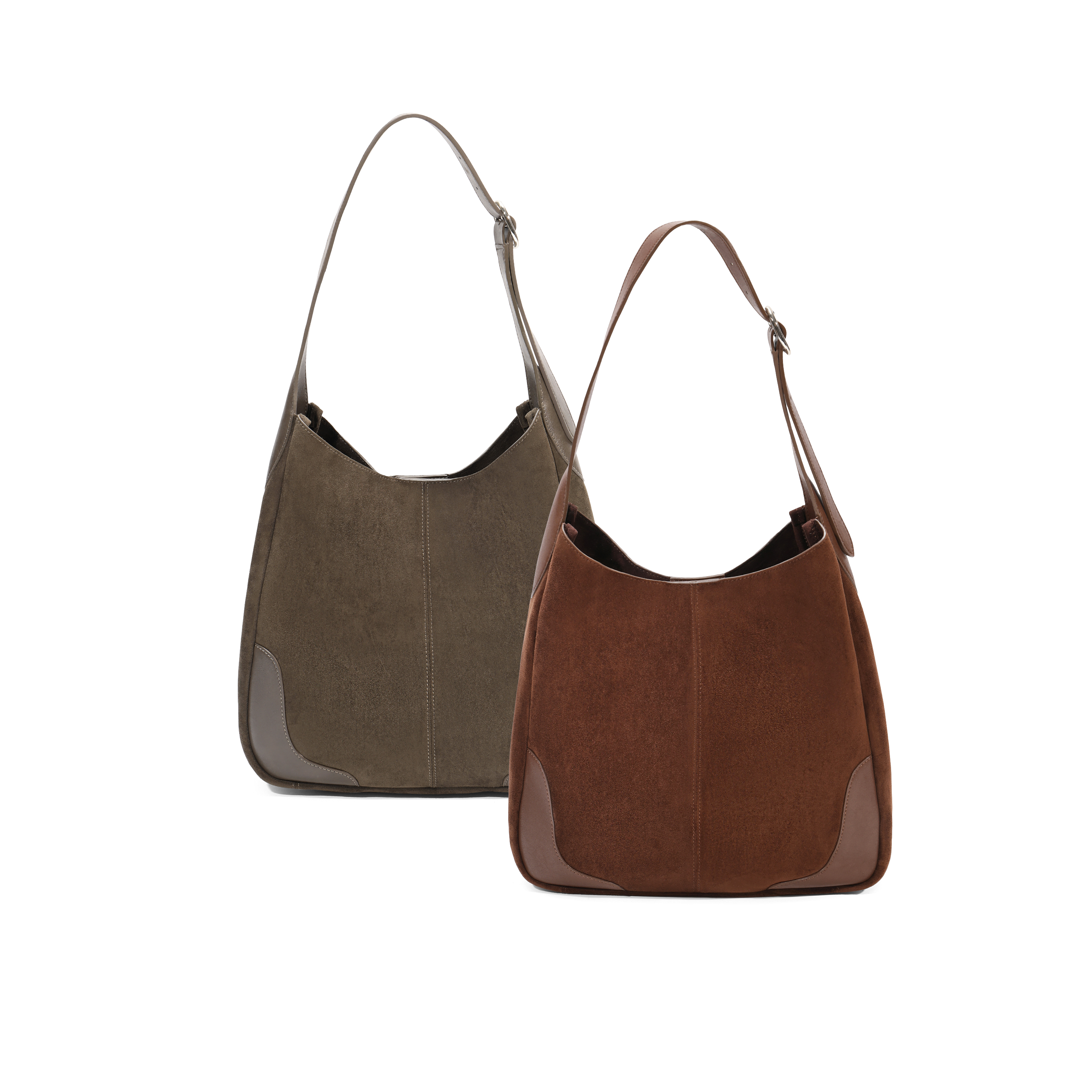 百丽25新款慵懒复古水桶包