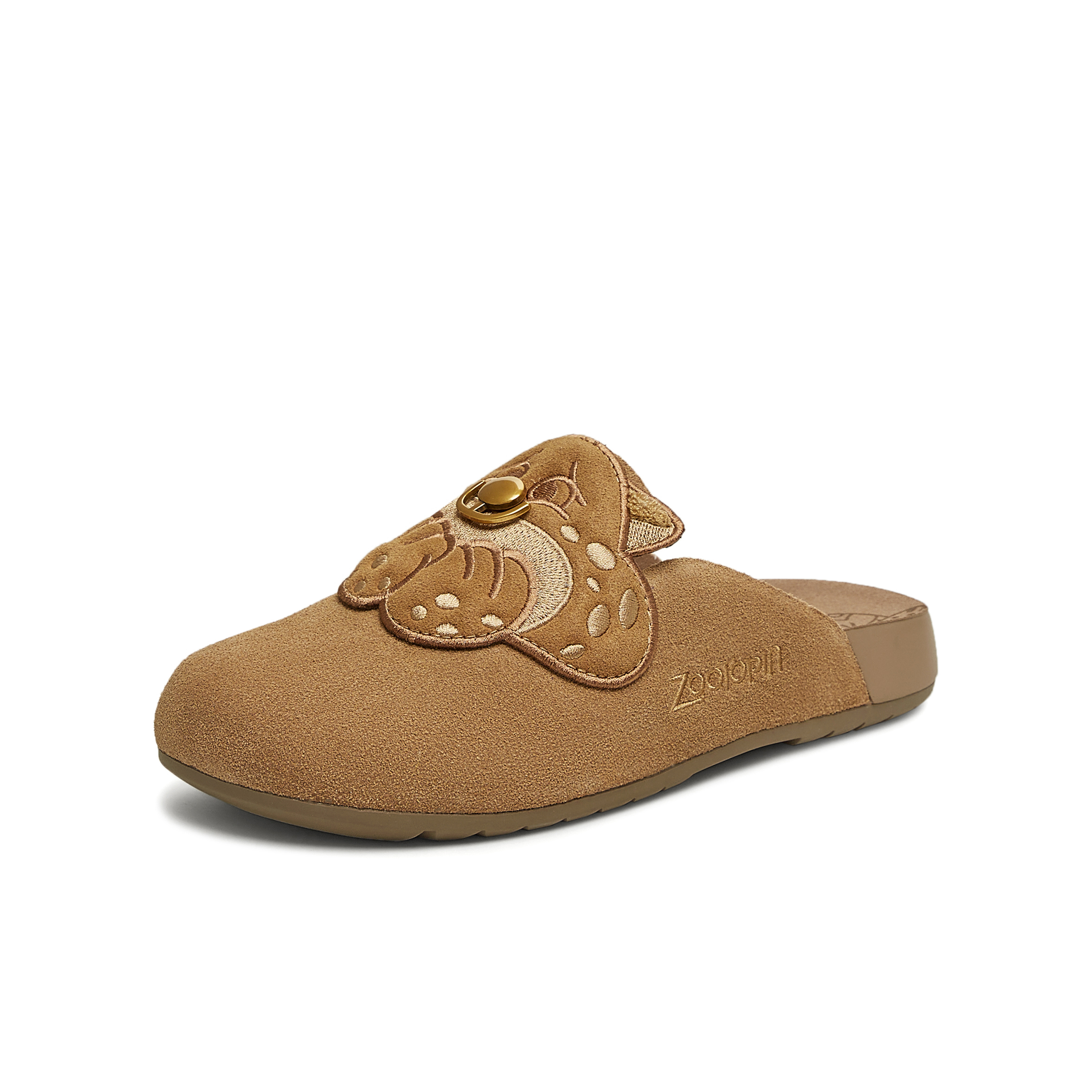 天美意2025春疯狂动物城咩咩勃肯鞋女平底单鞋包头半拖鞋CHS32BH5