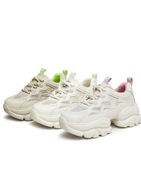 Tata他她炸街厚底老爹鞋女百搭运动休闲鞋2024夏新款WOG16BM4