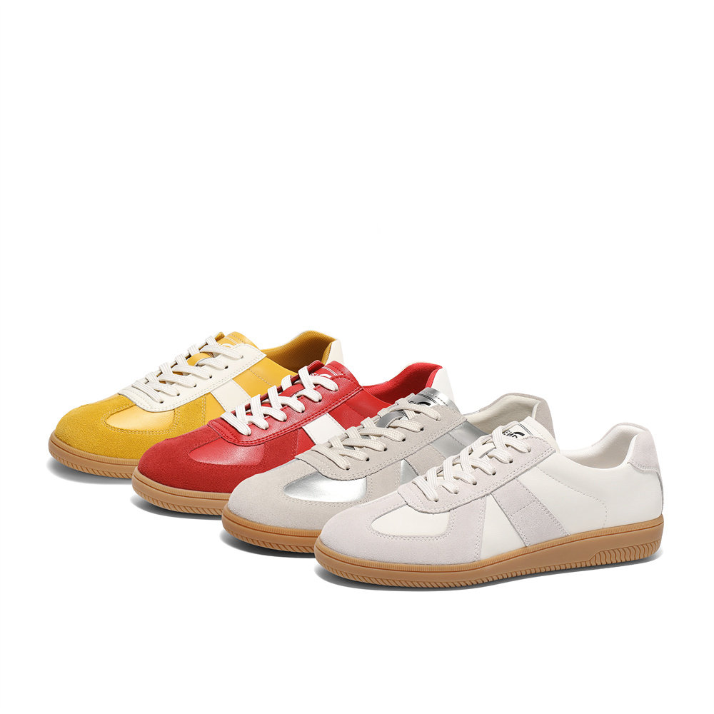 森达女款户外拼接德训鞋