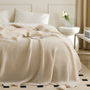 莫兰迪纯色针织毯民宿床尾毛毯床上搭巾ins午睡盖毯轻奢沙发毯子