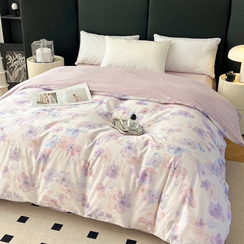 纯棉加厚被套单件 全棉斜纹印花单双人宿舍被罩床品单品200x230cm