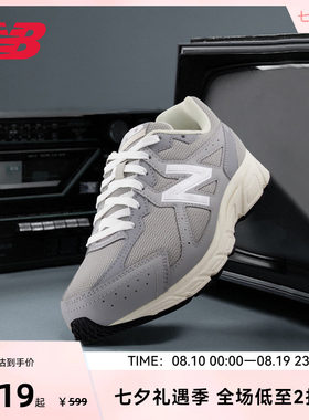 NEW BALANCE NB官方女款灰色四季厚底增高运动休闲鞋W480GG5
