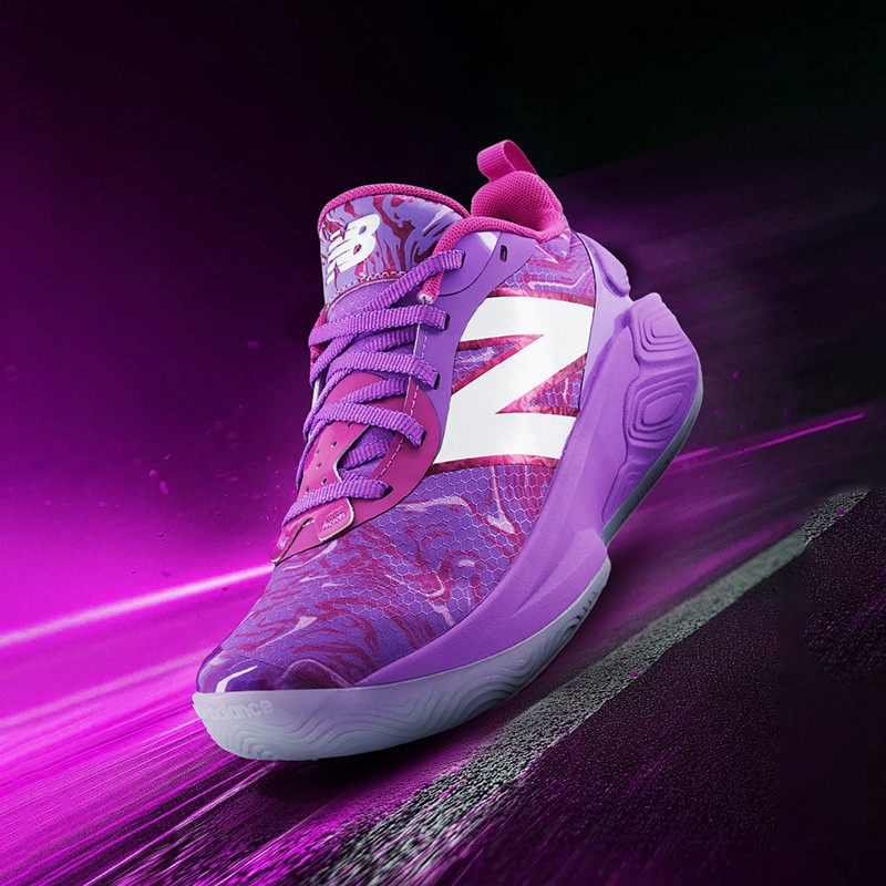 NEW BALANCE NB官方男童紫色中帮跑步鞋运动鞋GB2WYFS5