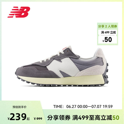NEW BALANCE NB官方运动鞋男女复古轻便百搭休闲鞋U327WRF