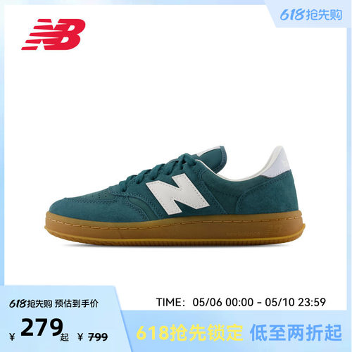 New Balance NB官方夏男女情侣款复古轻便百搭薄底板鞋CT500CK