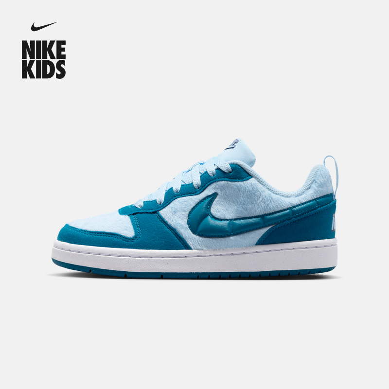 耐克酷菠萝大童毛绒鞋面运动鞋冬季新款小怪兽NIKE COURT IM7167