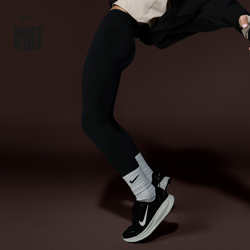 耐克好动心系列大童速干高腰紧身裤夏季女童举重NIKE MAVN IM1762