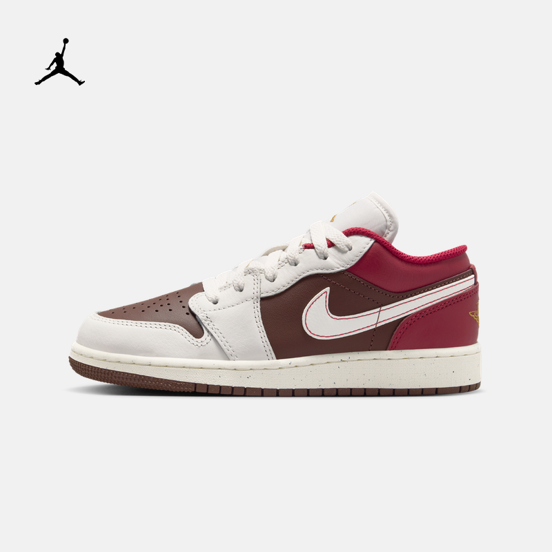 耐克乔丹新年系列马年限定大童AJ1板鞋春新款运动鞋JORDAN IR7600