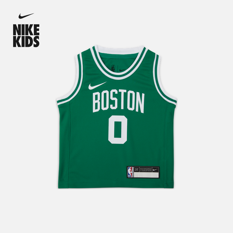 Nike耐克官方男童凯尔特人队Icon NBA杰森·塔图姆婴童球衣FZ1179