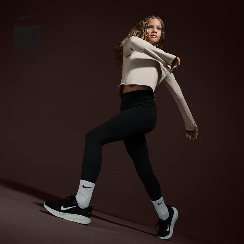 耐克好动心系列大童速干罗纹长袖上衣夏季女童NIKE MAVN IM1761