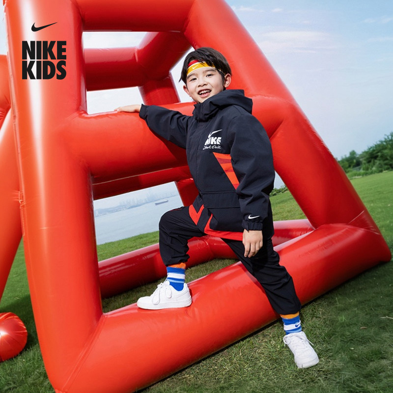 耐克马年限定脱缰系列新年款幼童工装长裤春新款男童NIKE IU5324