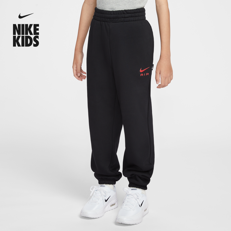 耐克大童时尚加绒长裤冬季男女童针织柔软舒适运动裤NIKE FD3216