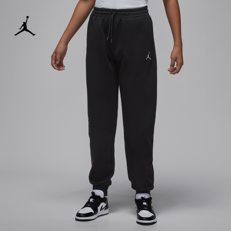 耐克乔丹大童校园风针织长裤冬季新款男女童运动裤JORDAN IO6219