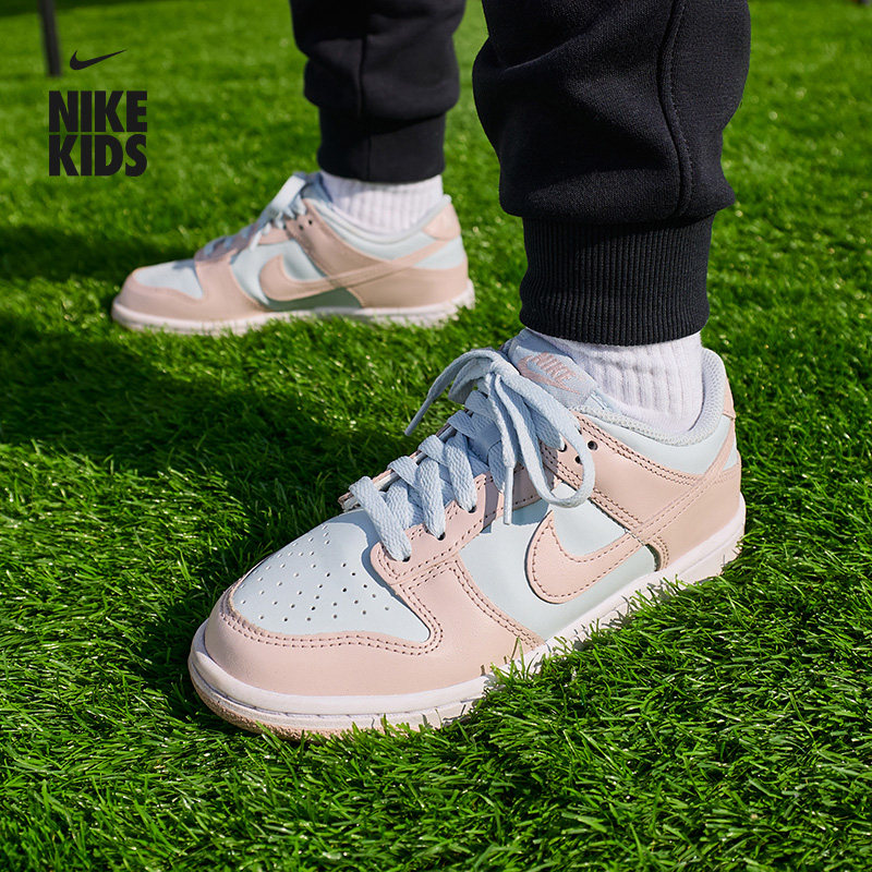 耐克大童平底运动鞋夏季男女童低帮抓地耐穿板鞋NIKE DUNK FB9109