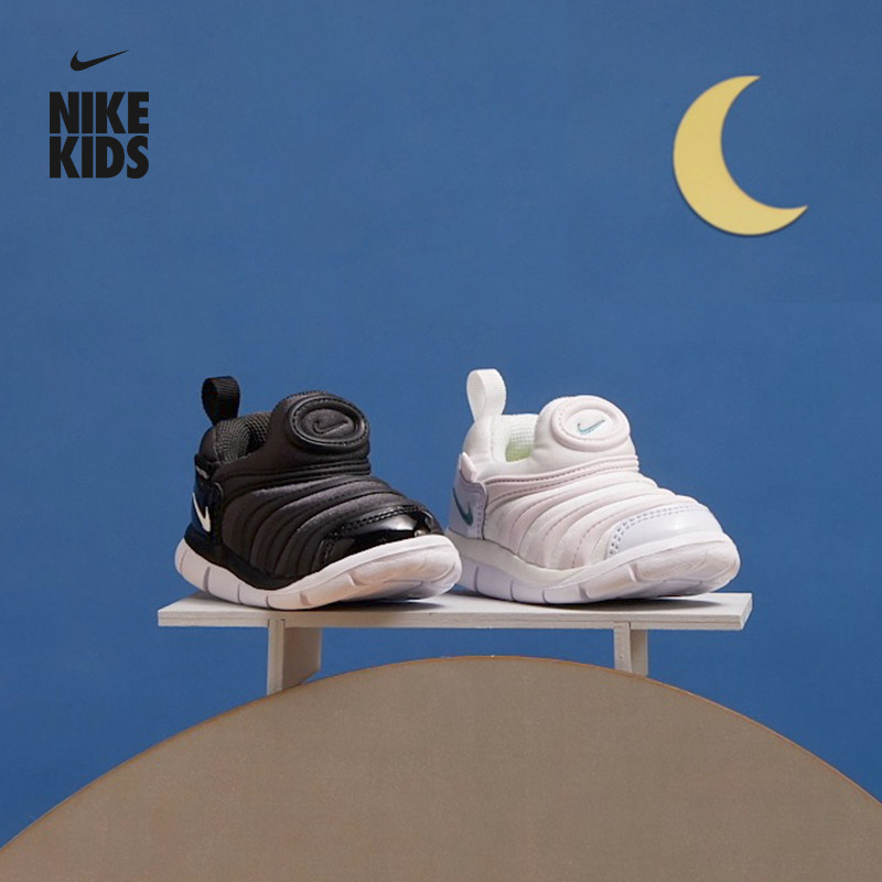 耐克毛毛虫婴童易穿脱运动鞋春季男女童轻便软底宝宝NIKE 343938