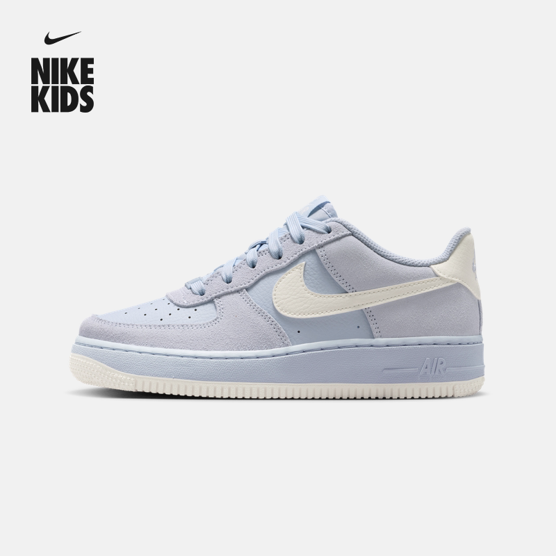 耐克空军一号大童胶底运动鞋冬季新款男女童板鞋NIKE AF1 HV4760